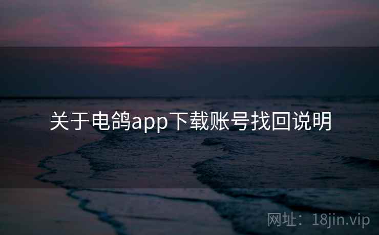 关于电鸽app下载账号找回说明 关于电鸽app下载账号找回说明